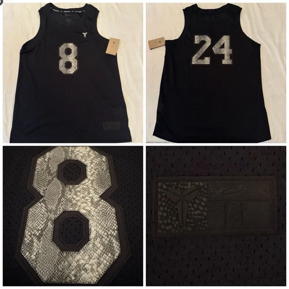Nike Kobe Bryant Black Mamba Snake Basketball Jersey